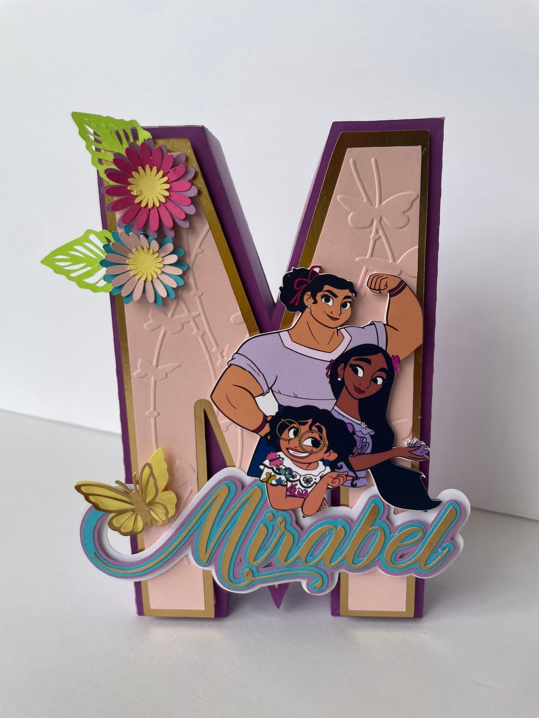 Encanto Letter 3D. Mirabel Letter 3D. Party Decoration Encanto. Letter ...