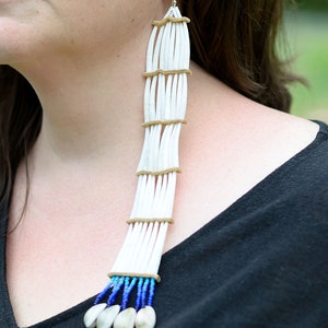 Custom Dentalium Earrings