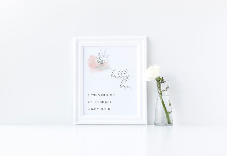 Mimosa Bar Sign Instant Download Bubbly Bar Template Templett Bubbly Bar Sign Lana Mimosa Bar Sign Digital Download