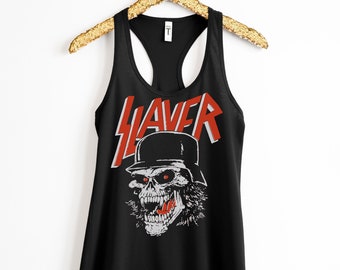 Women&#39;s Heavy Metal Tank Top/Heavy Metal/Rock N Roll Style/Rock n Roll Graphic Tank Top/Racerback