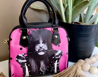 Heavy Metal Shoulder Handbag