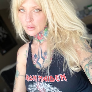 Women&#39;s Ideal Racerback Tank/Heavy Metal Tank Tops/Rock N Roll Fashion For Women/Unique Gifts For Her/Band Tees for Women