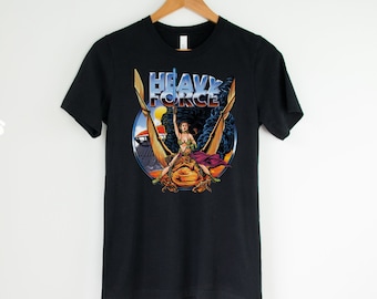 T-shirt Heavy Metal pour hommes/Tee vintage/Mode Heavy Metal pour lui et elle/Heavy Metal/T-shirt personnalisé/T-shirt graphique Rock N Roll
