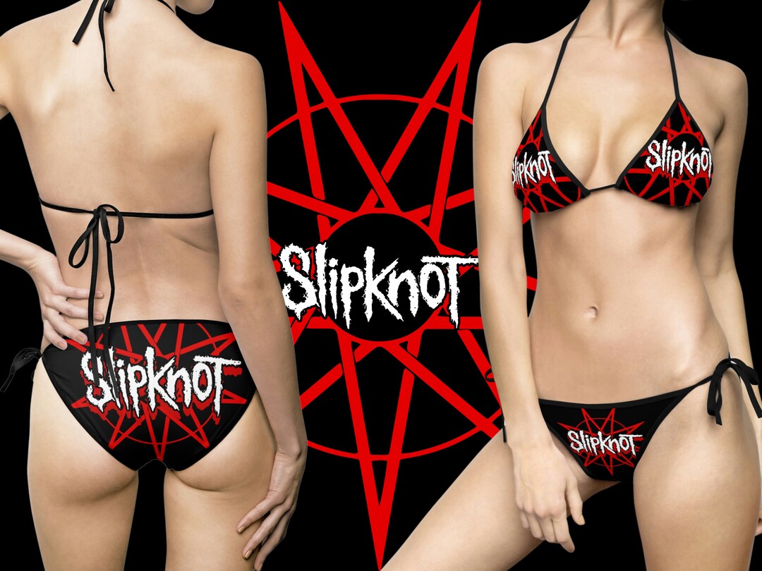 Women's Bikini Swimsuit/slipknot/rockwear/groupie Etsy Canada