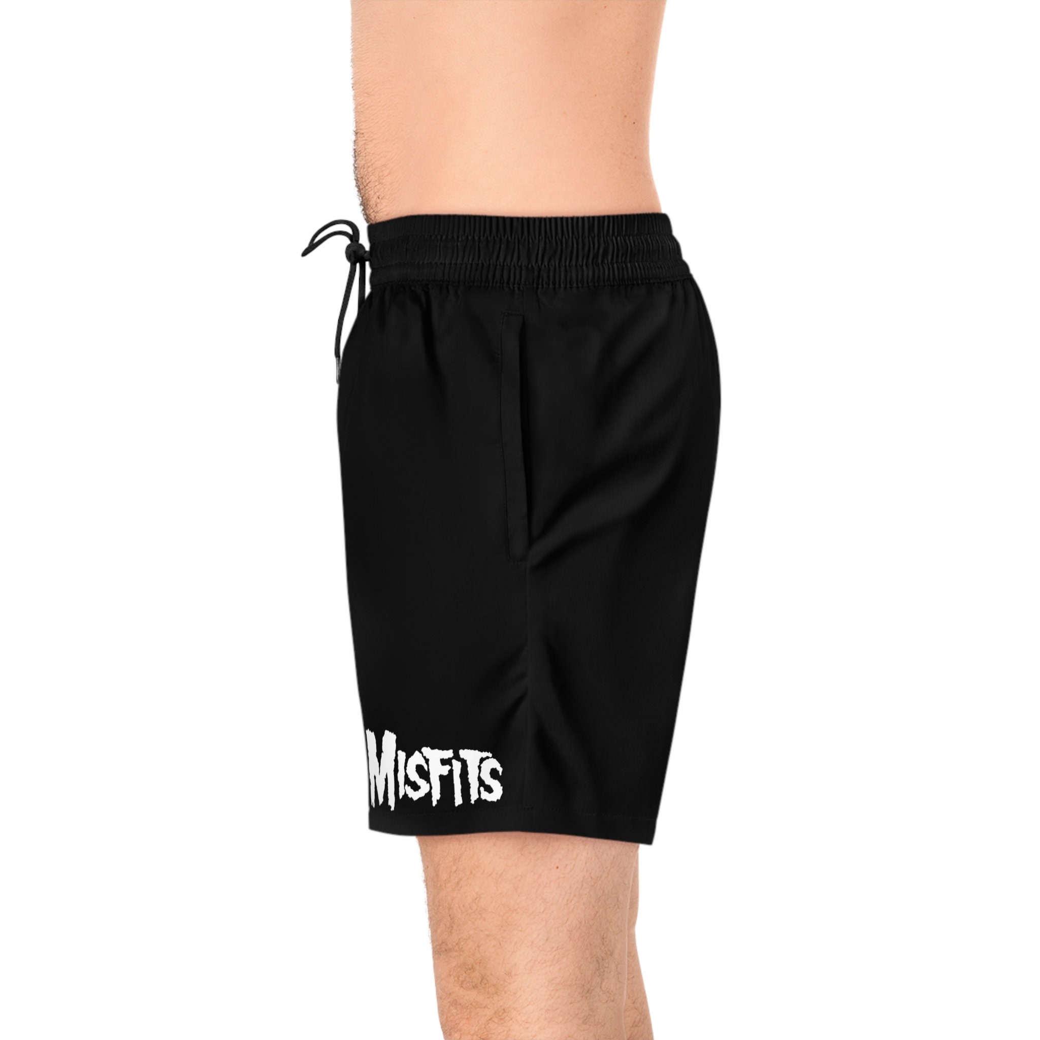 Heavy metal shop swim trunks