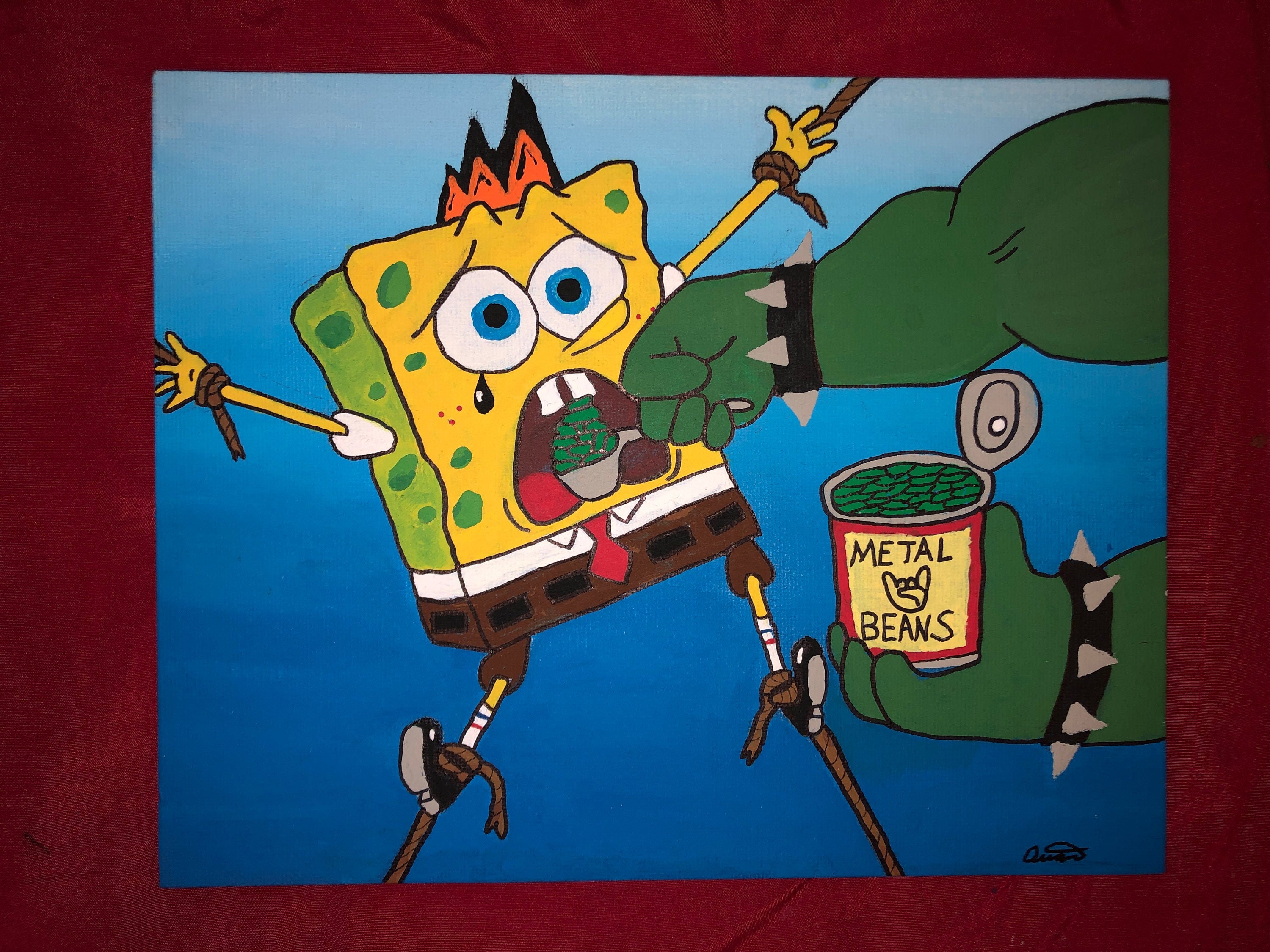 Detailed Spongebob Paintings
