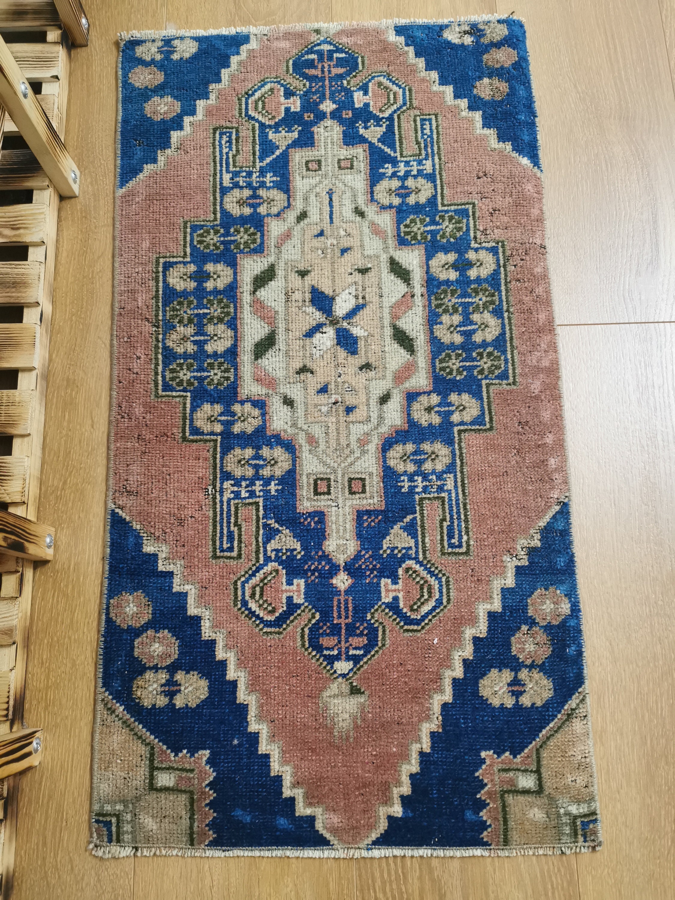 Small Blue Turkish Rug Small Rugs 2x3 Small Rug for bedroom | Etsy