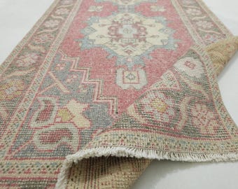 Turkisk löpare, vintage ullmatta till hallen (9,9 x 2,7 m)