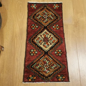 Dywanik łazienkowy, mały dywanik vintage, mały dywanik turecki, dywanik-mata, dywanik plemienny, dywanik rozproszony, mały dywanik wełniany, dywanik wejściowy, mały dywanik vintage