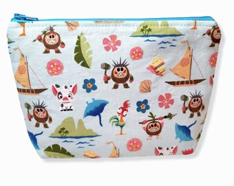 Island Girl Zipper Pouch -  Use for pens, makeup, planner supplies and more