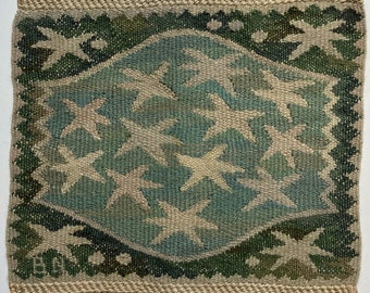 Vintage Handwoven tapestry by Barbro Nilsson for Märta Måås Fjetterström AB