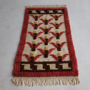 Vintage Swedish Rya rug