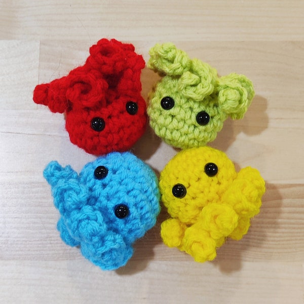 Crochet Octopus Catnip Toy - Variety of Colors!