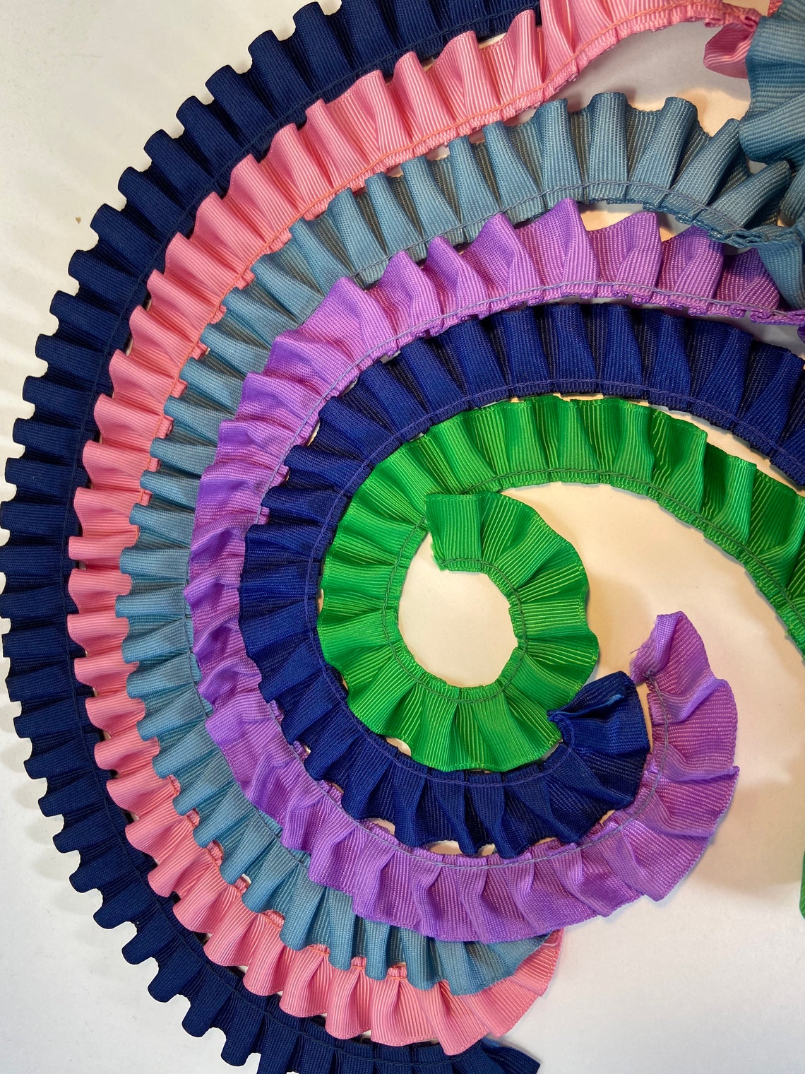 Grosgrain Box Pleated Ribbonfabric Trim 7/8 Inch Wide Sold Etsy