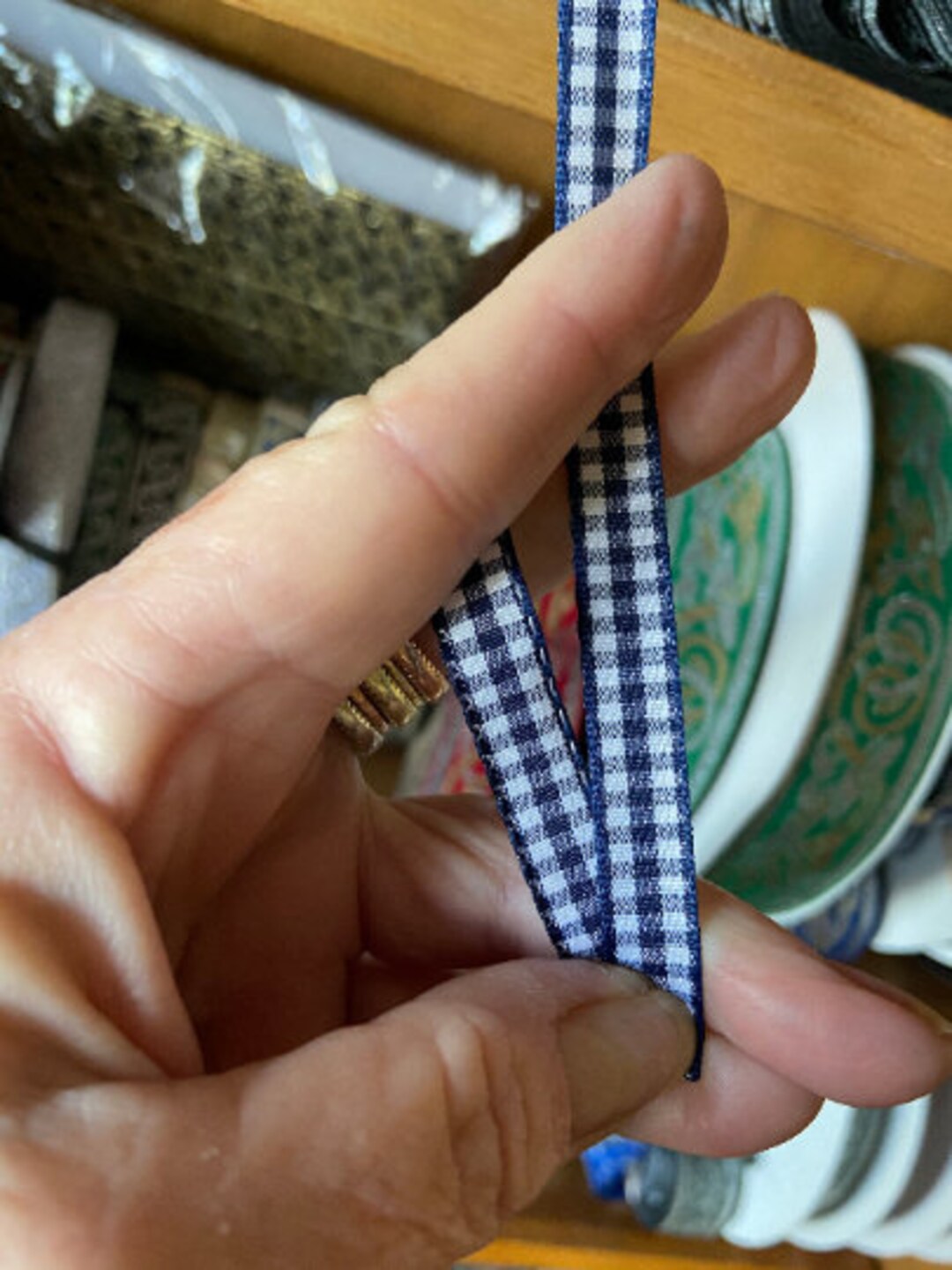 Checker 3/8 in Wide Fabric Trim Sold by the Yard. Etsy