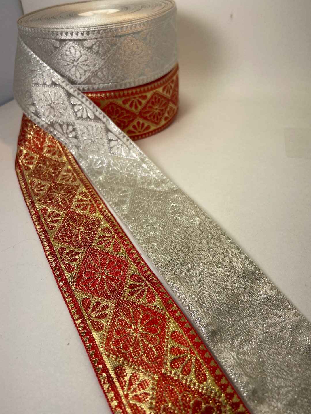 Medieval Jacquard Trim Woven Fabric Trim 1 3/4 Inch Wide Etsy