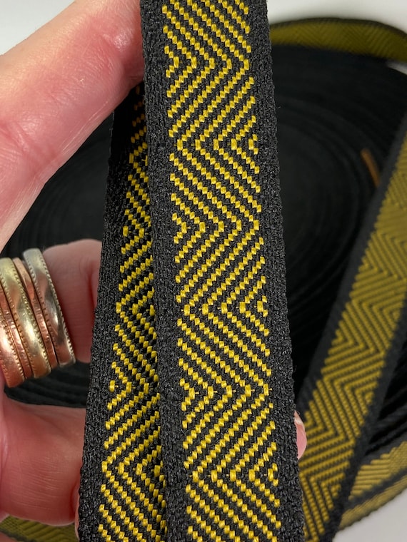 Heavy Patterned Webbing Fabric Trim 3 4 Inch Wide Sold by the Yard. Etsy UK