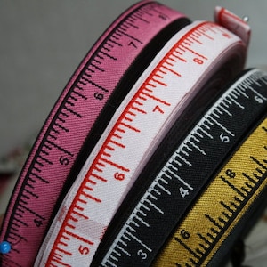 Woven ruler trim 5/8  inch wide, Fabric trim, sold by the yard.