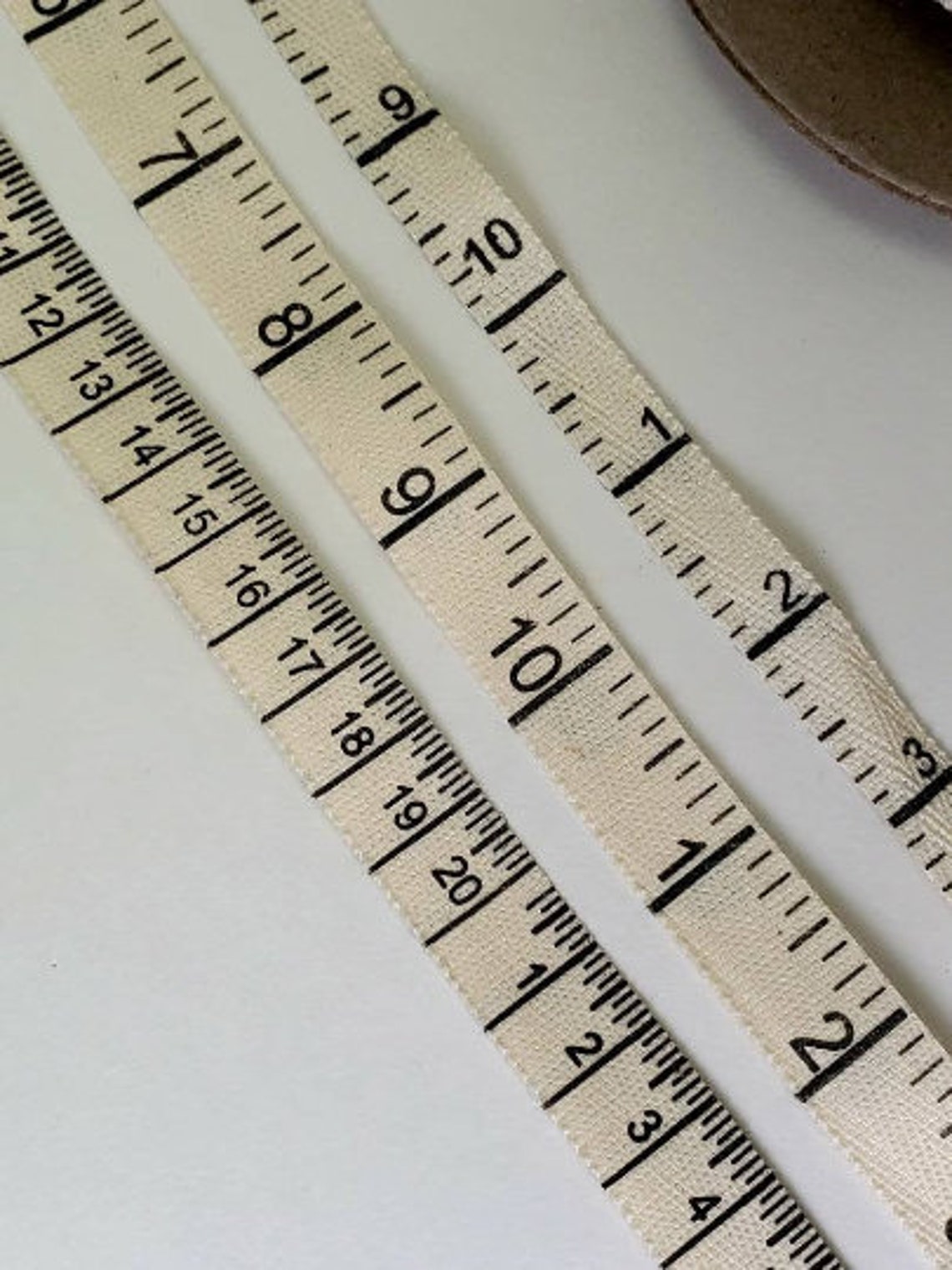Fabric trim ruler twill tape print sold by the yard. | Etsy