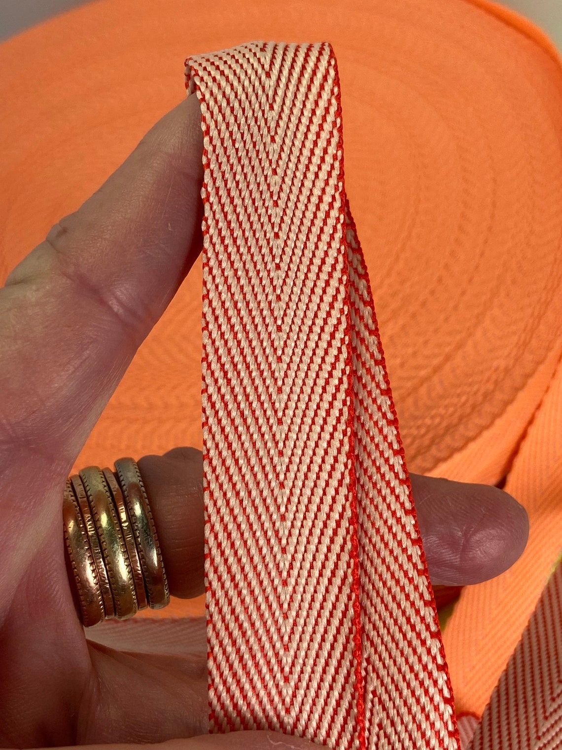 Woven Twill Tape Herringbone Pattern 13/16 Inch Wide 3 Etsy