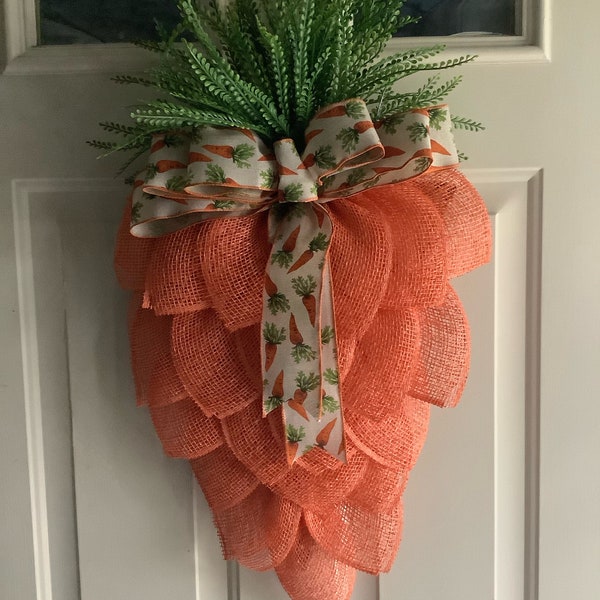 Carrot swag, carrot wreath, Easter wreath, Spring wreath, Springtime wreath, Springtime decor, Carrot decor, Carrot Swag decor, Easter decor