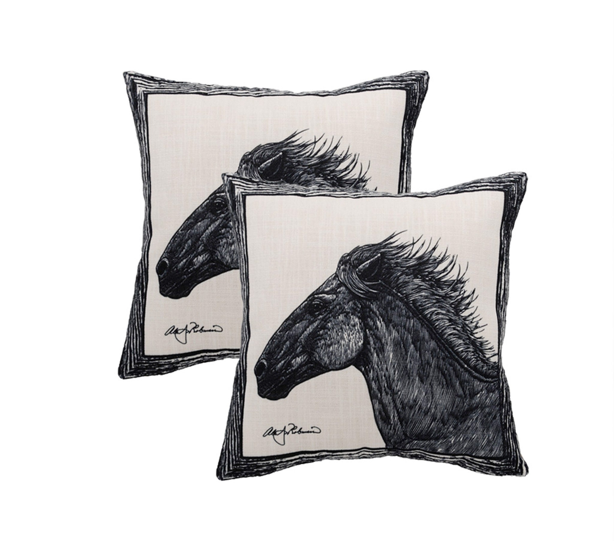 Decorative Pillows Inserts Included, 18x18 Farmhouse Throw Pillows, Set
