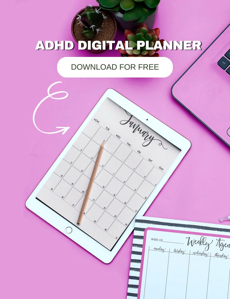 ADHD School Planner – Printable Student Organizer - Etsy