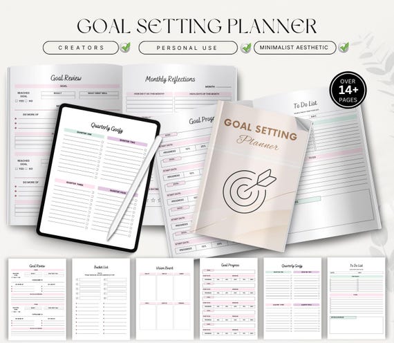 ☆PERSONAL SUCCESS PLANNER 目標設定の力 2026年目標設定プランナー：生産性ジャーナル、デイリートラッカー
