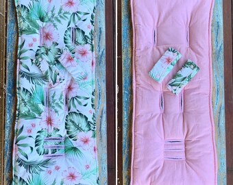 floral pram liner