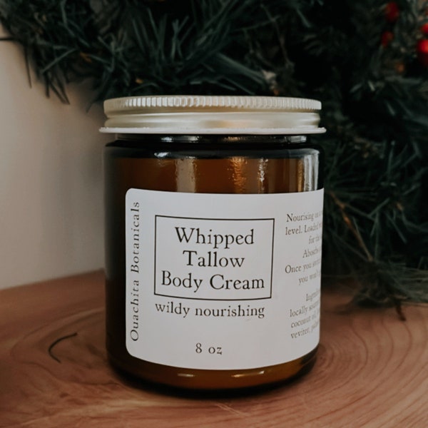 Whipped Tallow Body Cream | Natural Skin Moisturizer