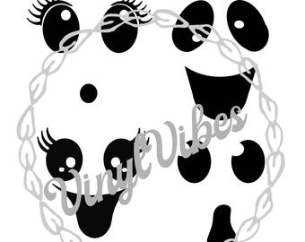 Cute Ghost Face SVG Download Files