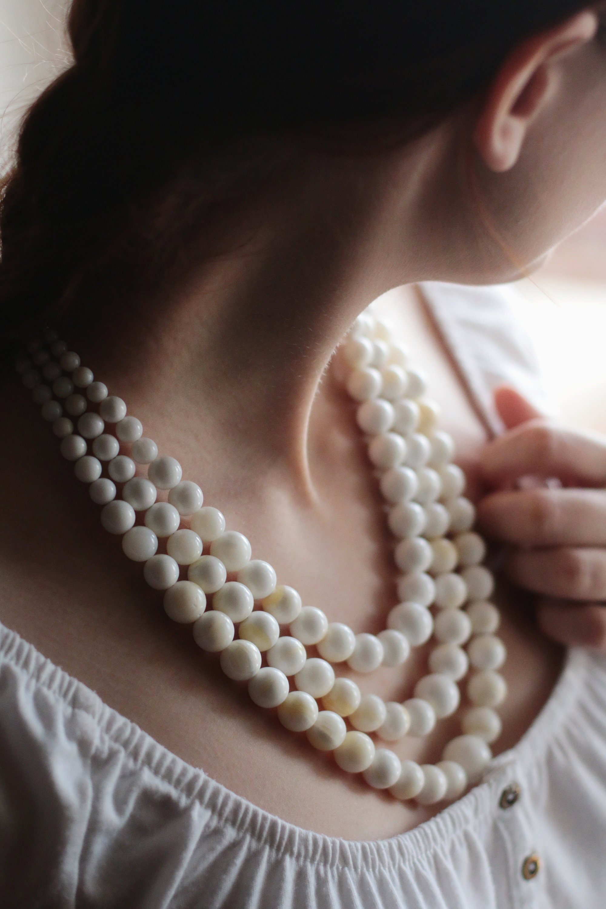Mother of Pearls Necklace. Ukrainian 