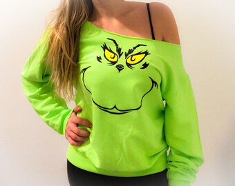 mens lime green sweater