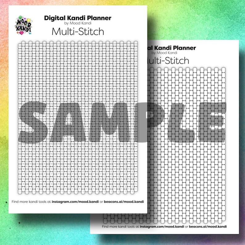 Digital Kandi Planner: Multi-stitch Kandi Pattern Maker - Make Your Own ...
