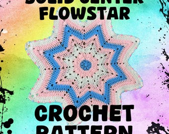 Crochet Flowstar Pattern: 8 Point Star Flow Toy (PDF Pattern)