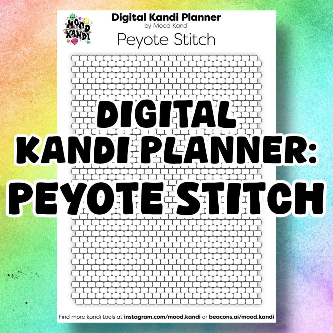 Digital Kandi Planner: Peyote Stitch Kandi Pattern Maker - Make Your ...