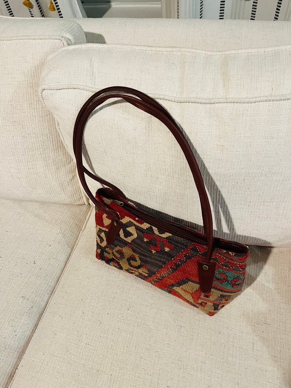 Handmade Turkish Old Wowen Bag