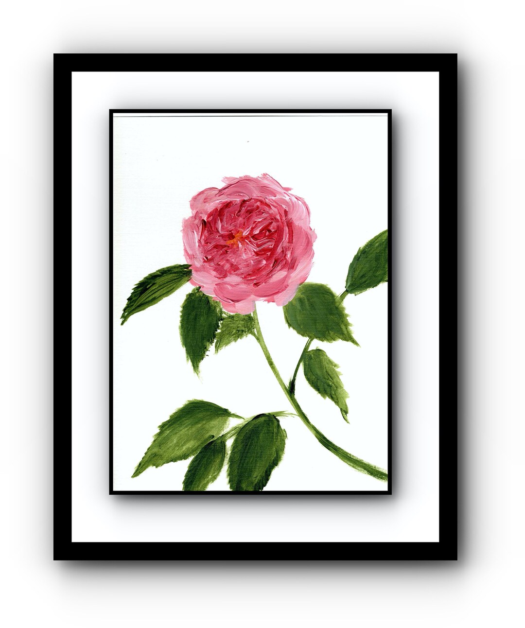 WALL DECOR Rose Floral Digital Printable Wall Art Wall Decor Etsy