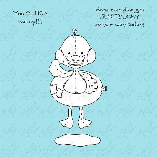 Just Ducky Patchpal digital image stamps 300 dpi