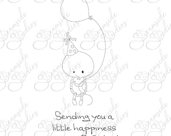 Funny Little Turtle Digi Stamp