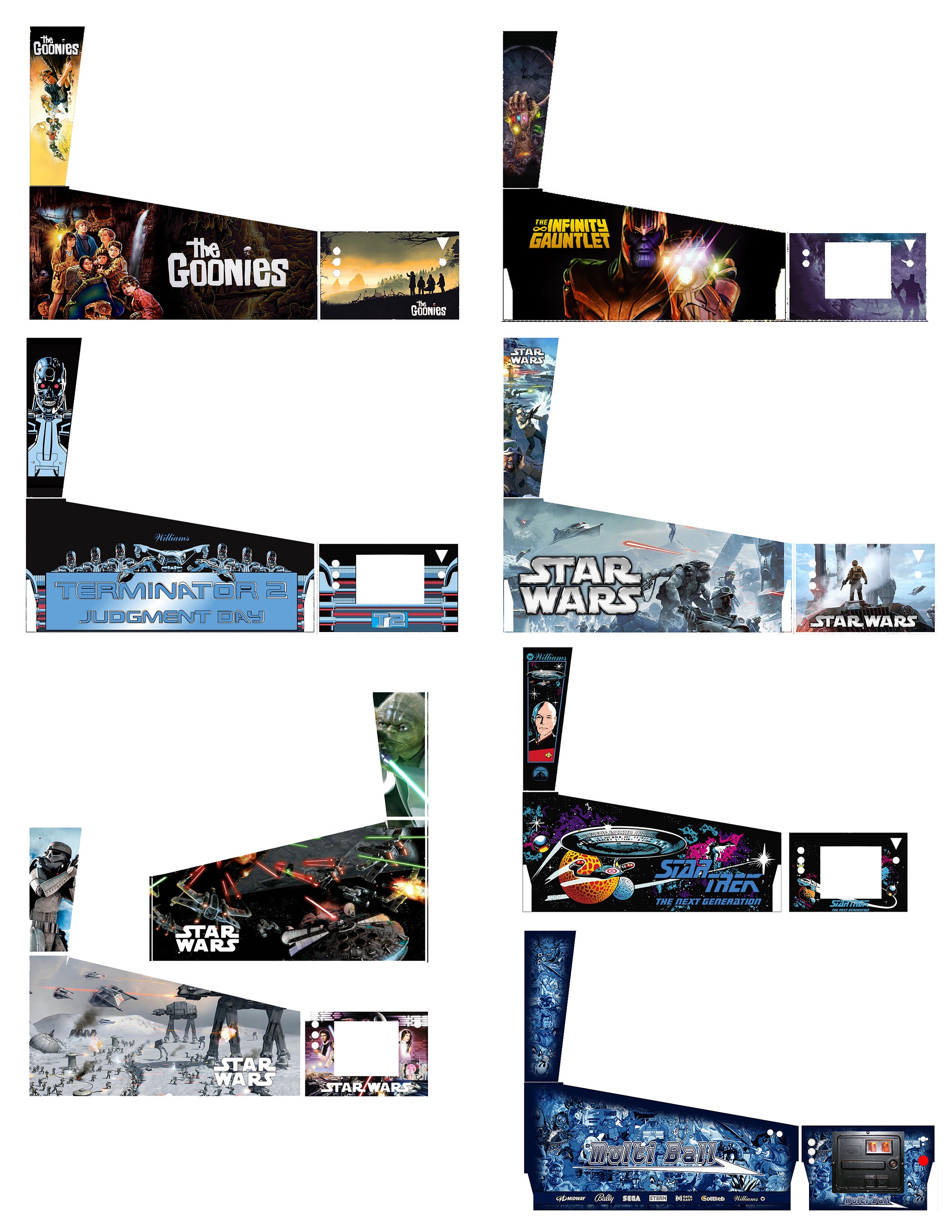 Virtual Pinball Machine - Midsize or Fullsize - Visual