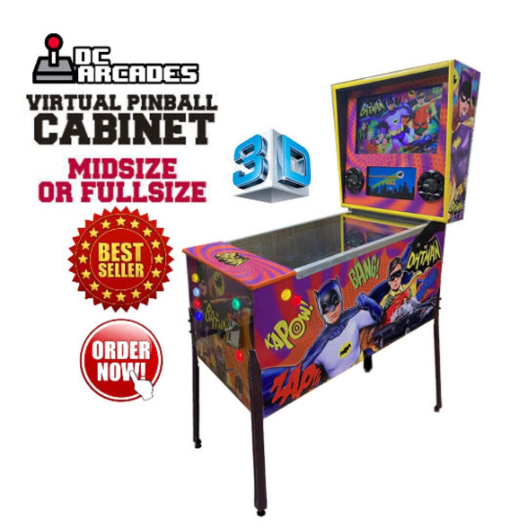 Virtual Pinball Machine Midsize or Fullsize Visual Pinball Etsy