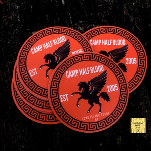 Camp Half Blood: Full camp logo Sticker for Sale by andyhex