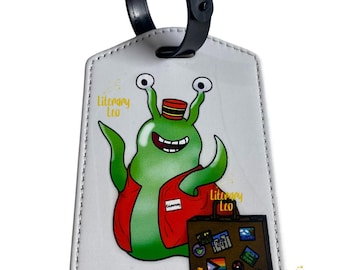 Chauncey Luggage Tag | House in the Cerulean Sea Inspired | Booktok | Bookstagram | Bookish Gift  | Stocking Stuffer | Banned Books