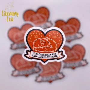Andriel Sleeping Fox Sticker Vinyl  | AFTG | Neil Josten | Andrew Minyard | Kevin Day | The Foxhole Court | Queer Reads | Bookish | BookTok
