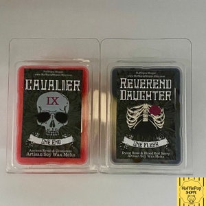 Gideon The Ninth Inspired Wax Melts: Reverend Daughter Harrow & Cavalier Gideon Necromancer LGBTQ Books SciFi Booktok Gifts Set of Both!