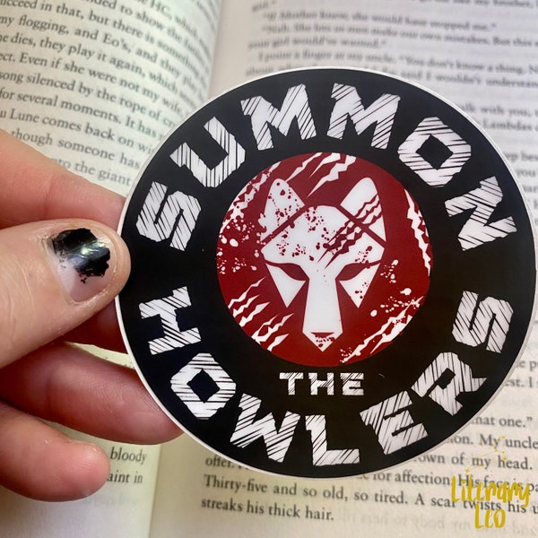 Summon The Howlers Sticker 3" Vinyl | Red Rising Inspired | Bookish Gifts | Bookworm | Bookstagram | SciFi | Howler Sticker | Howler Sticker