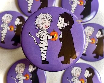 Spooky Shin Soukoku Pin 2.25" Button | Ita Bags | Anime | Otaku | BSD