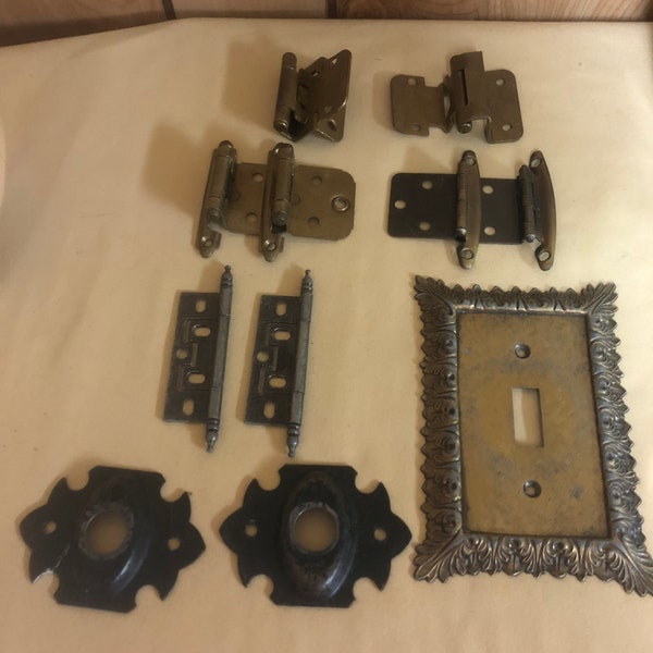 Antique switch plate cover and other items
