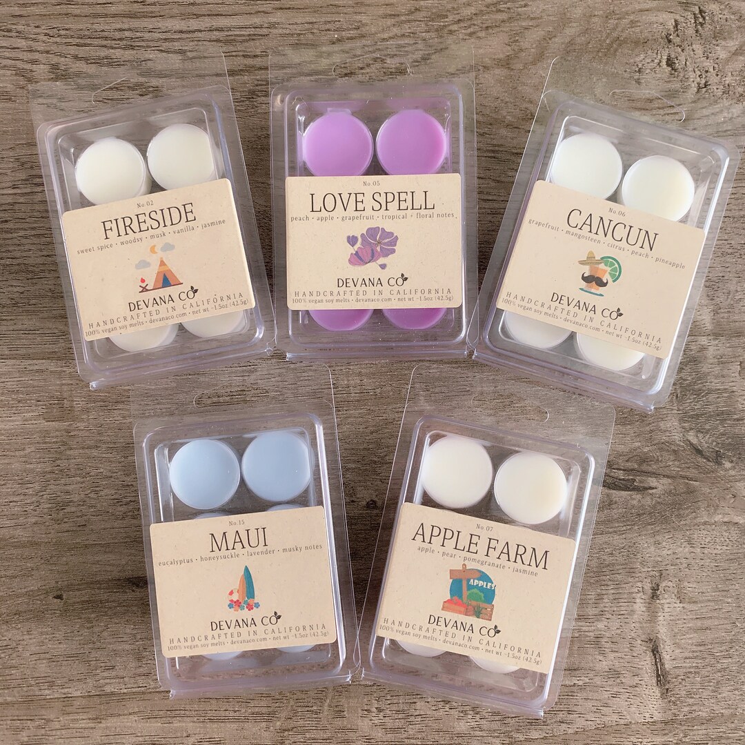 Classic 100% Vegan Soy Wax Melts L Wax Melts L Fragrances L Home Decor ...